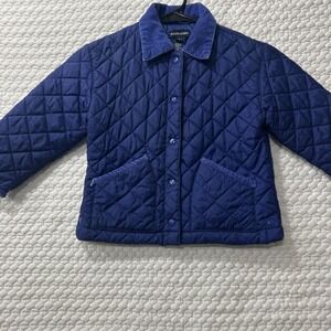 Ralph Lauren Purple quilted jacket for toddler girls size 4T Pockets